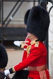 Trooping the Colour 2012: A close-up of the Field Officer in Brigade Waiting, Lieutenant Colonel R C N Sergeant, Coldstream Guards..
Horse Guards Parade, Westminster,
London SW1,

United Kingdom,
on 16 June 2012 at 10:37, image #97