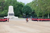 Trooping the Colour 2012: No. 3 Guard ha opened a gap in the line of guardsmen for the arrival of the first carriages..
Horse Guards Parade, Westminster,
London SW1,

United Kingdom,
on 16 June 2012 at 10:42, image #103