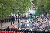 Trooping the Colour 2012: A first glimpse of the carriage with Prince Andrew, the Duke of York, and his daughters, Princesses Beatrice and Eugenie of York..
Horse Guards Parade, Westminster,
London SW1,

United Kingdom,
on 16 June 2012 at 10:49, image #110