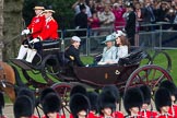 Trooping the Colour 2012: Prince Harry, the Ducess of Cornwall, and the Duchess of Cambridge in the first carriage..
Horse Guards Parade, Westminster,
London SW1,

United Kingdom,
on 16 June 2012 at 10:50, image #115