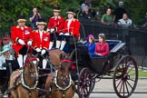 Trooping the Colour 2012: In the second carriage Prince Andrew, the Duke of York, and his daughters, Princesses Eugenie and Beatrice..
Horse Guards Parade, Westminster,
London SW1,

United Kingdom,
on 16 June 2012 at 10:50, image #118