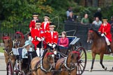 Trooping the Colour 2012: The first two carriages, with the focus on the coachmen in their state uniforms..
Horse Guards Parade, Westminster,
London SW1,

United Kingdom,
on 16 June 2012 at 10:50, image #119