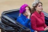 Trooping the Colour 2012: Princesses Beatrice and Eugenie of York in the second carriage..
Horse Guards Parade, Westminster,
London SW1,

United Kingdom,
on 16 June 2012 at 10:51, image #129