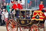 Trooping the Colour 2012: The Glass Coach is passing the Colour, HRH The Prince Philip saluting the Colour..
Horse Guards Parade, Westminster,
London SW1,

United Kingdom,
on 16 June 2012 at 10:58, image #159