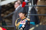 Trooping the Colour 2012: Her Royal Highness The Princess Royal, Gold Stick in Waiting and Colonel The Blues and Royals (Royal Horse Guards and 1st Dragoons)..
Horse Guards Parade, Westminster,
London SW1,

United Kingdom,
on 16 June 2012 at 11:01, image #186