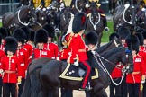 Trooping the Colour 2012: During the Inspection of the Line - the Non-Royal Colonels, Colonel The Life Guards,
General the Lord Guthrie of Craigiebank and Colonel Coldstream Guards, Lieutenant General J J C Bucknall..
Horse Guards Parade, Westminster,
London SW1,

United Kingdom,
on 16 June 2012 at 11:04, image #221