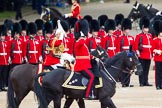 Trooping the Colour 2012: The Non-Royal Colonels saluting the Colour during the Inspection of the Line - Colonel The Life Guards, General the Lord Guthrie of Craigiebank, and Colonel Coldstream Guards,
Lieutenant General J J C Bucknall..
Horse Guards Parade, Westminster,
London SW1,

United Kingdom,
on 16 June 2012 at 11:05, image #225