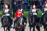 Trooping the Colour 2012: The Inspection of the Line - Brigade Major Household Division, Lieutenant Colonel A P Speed, Scots Guards, and the four Troopers of The Blues and Royals..
Horse Guards Parade, Westminster,
London SW1,

United Kingdom,
on 16 June 2012 at 11:06, image #232