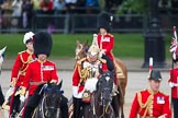 Trooping the Colour 2012: The Non-Royal Colonels during the Inspetion of the Line, Colonel Coldstream Guards, 
Lieutenant General J J C Bucknall and Colonel The Life Guards, General the Lord Guthrie of Craigiebank..
Horse Guards Parade, Westminster,
London SW1,

United Kingdom,
on 16 June 2012 at 11:07, image #242