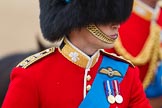 Trooping the Colour 2012: Close-up of HRH The Duke of Cambridge,
Colonel Irish Guards, during the Inpection of the Line..
Horse Guards Parade, Westminster,
London SW1,

United Kingdom,
on 16 June 2012 at 11:07, image #247
