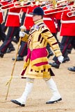 Trooping the Colour 2012: Drum Major Tony Taylor, London Central Garrison, during the Massed Bands Troop..
Horse Guards Parade, Westminster,
London SW1,

United Kingdom,
on 16 June 2012 at 11:13, image #275