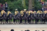 Trooping the Colour 2012: The Mounted Bands of the Household Cavalry during the March Past..
Horse Guards Parade, Westminster,
London SW1,

United Kingdom,
on 16 June 2012 at 11:41, image #463
