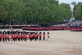 Trooping the Colour 2012: The March Past in Quick Time, the guards divisions turning left again along St. James's Park..
Horse Guards Parade, Westminster,
London SW1,

United Kingdom,
on 16 June 2012 at 11:48, image #509
