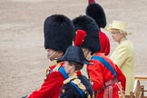 Trooping the Colour 2012: HM The Queen, HRH The Prince Philip and the Royal Colonels watching the Ride Past..
Horse Guards Parade, Westminster,
London SW1,

United Kingdom,
on 16 June 2012 at 11:54, image #541