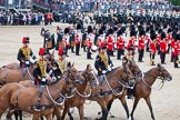 Trooping the Colour 2012: At the booto of the image the six horses pulling the first 13-pounder gun during the Ride Past..
Horse Guards Parade, Westminster,
London SW1,

United Kingdom,
on 16 June 2012 at 11:54, image #544