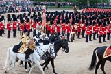 Trooping the Colour 2012: Trumpeter, Standard Bearer, and Standard Coverer during the Ride Past..
Horse Guards Parade, Westminster,
London SW1,

United Kingdom,
on 16 June 2012 at 11:55, image #556