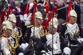 Trooping the Colour 2012: Troopers from The Blues and Royals during the Ride Past..
Horse Guards Parade, Westminster,
London SW1,

United Kingdom,
on 16 June 2012 at 11:59, image #587