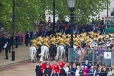 Trooping the Colour 2012: The Massed Mounted Bands are moving up the access road to The Mall, ready for the March Off..
Horse Guards Parade, Westminster,
London SW1,

United Kingdom,
on 16 June 2012 at 12:05, image #622