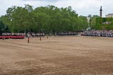 Trooping the Colour 2012: Ready for the March Off - The Blues and Royals are riding towards the access road to The Mall, The Life Guards are starting to follow..
Horse Guards Parade, Westminster,
London SW1,

United Kingdom,
on 16 June 2012 at 12:07, image #631