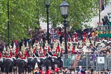 Trooping the Colour 2012: Whilst The Blues and Royals and the Life Guards wait at the access road, the members of the Royal Family that watched the parade from The Major General's Office are driven back, along The Mall, to Buckingham Palace..
Horse Guards Parade, Westminster,
London SW1,

United Kingdom,
on 16 June 2012 at 12:09, image #648