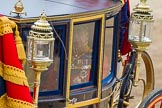Trooping the Colour 2012: The Glass Coach with HRH The Duke of Edinburgh at the endof the parade..
Horse Guards Parade, Westminster,
London SW1,

United Kingdom,
on 16 June 2012 at 12:10, image #659