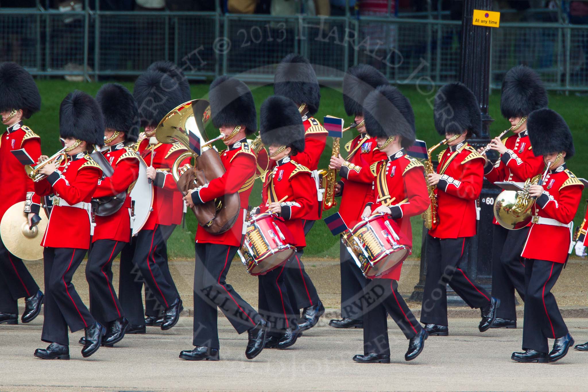 The Colonel's Review 2013: The Band of the Scots Guards..
Horse Guards Parade, Westminster,
London SW1,

United Kingdom,
on 08 June 2013 at 10:24, image #82
