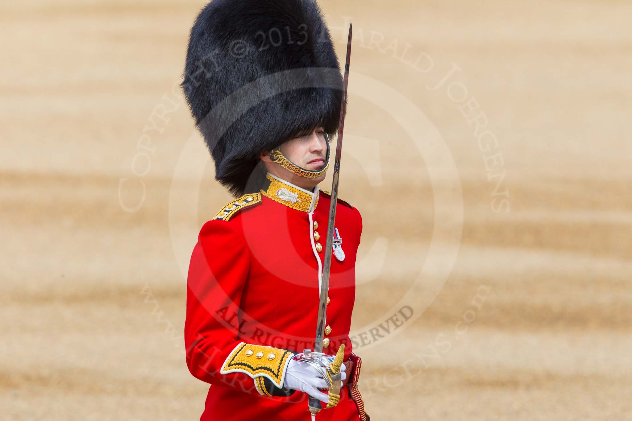The Colonel's Review 2013: Captain P W Foster, Scots Guards..
Horse Guards Parade, Westminster,
London SW1,

United Kingdom,
on 08 June 2013 at 10:29, image #112