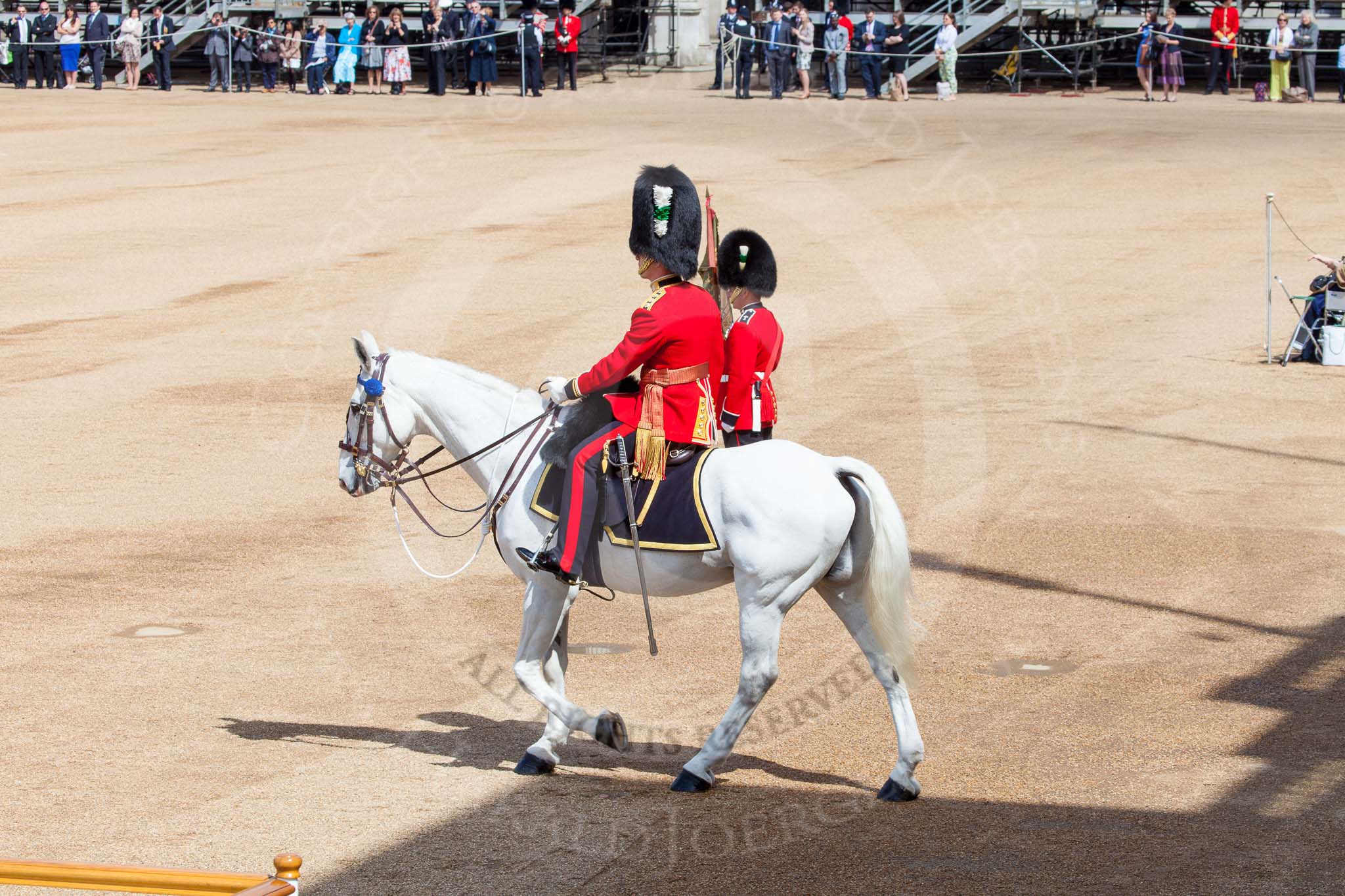 The Colonel's Review 2013: The Adjutant of the Parade, Captain C J P Davies, Welsh Guards..
Horse Guards Parade, Westminster,
London SW1,

United Kingdom,
on 08 June 2013 at 10:35, image #162