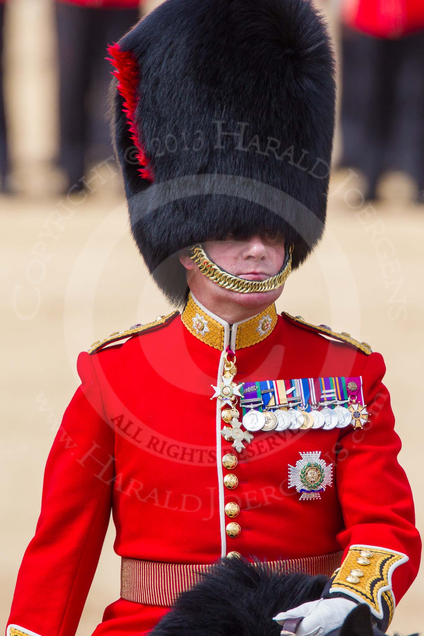 The Colonel's Review 2013: The Non-Royal Colonels, Colonel Coldstream Guards General Sir James Bucknall..
Horse Guards Parade, Westminster,
London SW1,

United Kingdom,
on 08 June 2013 at 11:07, image #406