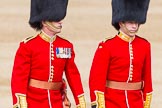 The Colonel's Review 2013: Major H S Llewelyn-Usher and Second Lieutenant A J N Smith, No. 3 Guard, 1st Battalion Welsh Guards, following the Keepers of the Ground to Horse Guards Arch..
Horse Guards Parade, Westminster,
London SW1,

United Kingdom,
on 08 June 2013 at 09:53, image #21