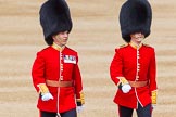 The Colonel's Review 2013: Major J A Hughes and Second Lieutenant P M Prys-Roberts, No. 5 Guard, F Company Scots Guards, following the Keepers of the Ground to Horse Guards Arch..
Horse Guards Parade, Westminster,
London SW1,

United Kingdom,
on 08 June 2013 at 09:53, image #23