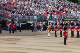 The Colonel's Review 2013: Senior Drum Major Matthew Betts, Grenadier Guards, leading the Band of the Coldstream Guards..
Horse Guards Parade, Westminster,
London SW1,

United Kingdom,
on 08 June 2013 at 10:14, image #52