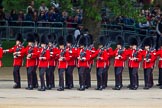 The Colonel's Review 2013: No. 5 Guard, F Company Scots Guards, marching onto Horse Guards Parade..
Horse Guards Parade, Westminster,
London SW1,

United Kingdom,
on 08 June 2013 at 10:25, image #87