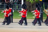 The Colonel's Review 2013: Musicians of the Band of the Scots Guards marching on Horse Guards Road..
Horse Guards Parade, Westminster,
London SW1,

United Kingdom,
on 08 June 2013 at 10:25, image #91