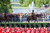 The Colonel's Review 2013: The King's Troop Royal Horse Artillery arrives, and will take position between No. 1 Guard and St. James's Park..
Horse Guards Parade, Westminster,
London SW1,

United Kingdom,
on 08 June 2013 at 10:38, image #178