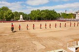 The Colonel's Review 2013: The eighteen officers are marching back towards their Guards, with the Major of the Parade on their left..
Horse Guards Parade, Westminster,
London SW1,

United Kingdom,
on 08 June 2013 at 10:41, image #192