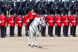 The Colonel's Review 2013: The Field Officer in Brigade Waiting, Lieutenant Colonel Dino Bossi, Welsh Guards, calls the guards to attention..
Horse Guards Parade, Westminster,
London SW1,

United Kingdom,
on 08 June 2013 at 11:18, image #495
