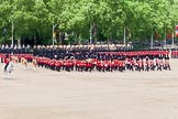 The Colonel's Review 2013: The Field Officer and the five Drum Majors after the Escort for the Colour has become the Escort to the Colour and the Massed Bands are performing the legendary spin wheel..
Horse Guards Parade, Westminster,
London SW1,

United Kingdom,
on 08 June 2013 at 11:21, image #545