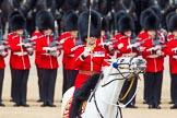 The Colonel's Review 2013: The Field Officer in Brigade Waiting, Lieutenant Colonel Dino Bossi, Welsh Guards gives the command to form divisions..
Horse Guards Parade, Westminster,
London SW1,

United Kingdom,
on 08 June 2013 at 11:27, image #590