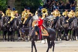 The Colonel's Review 2013: The Major of the Parade, Major H G C Bettinson, Welsh Guards, leading the guards as they change pace from slow march to quick march..
Horse Guards Parade, Westminster,
London SW1,

United Kingdom,
on 08 June 2013 at 11:39, image #670