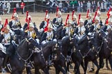 The Colonel's Review 2013: The Third and Forth Divisions of the Sovereign's Escort, The Blues and Royals, during the Ride Past..
Horse Guards Parade, Westminster,
London SW1,

United Kingdom,
on 08 June 2013 at 11:57, image #780