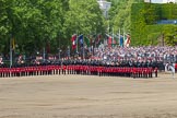 The Colonel's Review 2013: The Household Cavalry is getting back to their initial position on the norther side of Horse Guards Parade..
Horse Guards Parade, Westminster,
London SW1,

United Kingdom,
on 08 June 2013 at 11:59, image #790