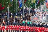 The Colonel's Review 2013: The King's Troop Royal Horse Artillery are waiting on Horse Guards Road to march off via The Mall..
Horse Guards Parade, Westminster,
London SW1,

United Kingdom,
on 08 June 2013 at 12:01, image #802