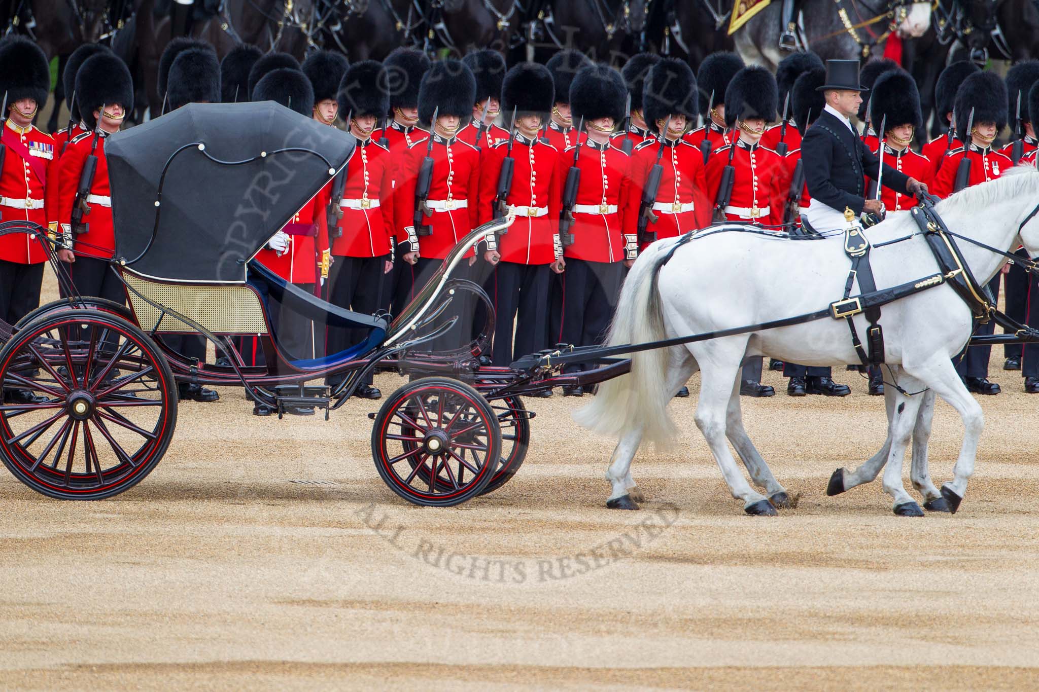 Major General's Review 2013: The Queen's Head Coachman, Mark Hargreaves, during the Inspection of the Line..
Horse Guards Parade, Westminster,
London SW1,

United Kingdom,
on 01 June 2013 at 11:03, image #289