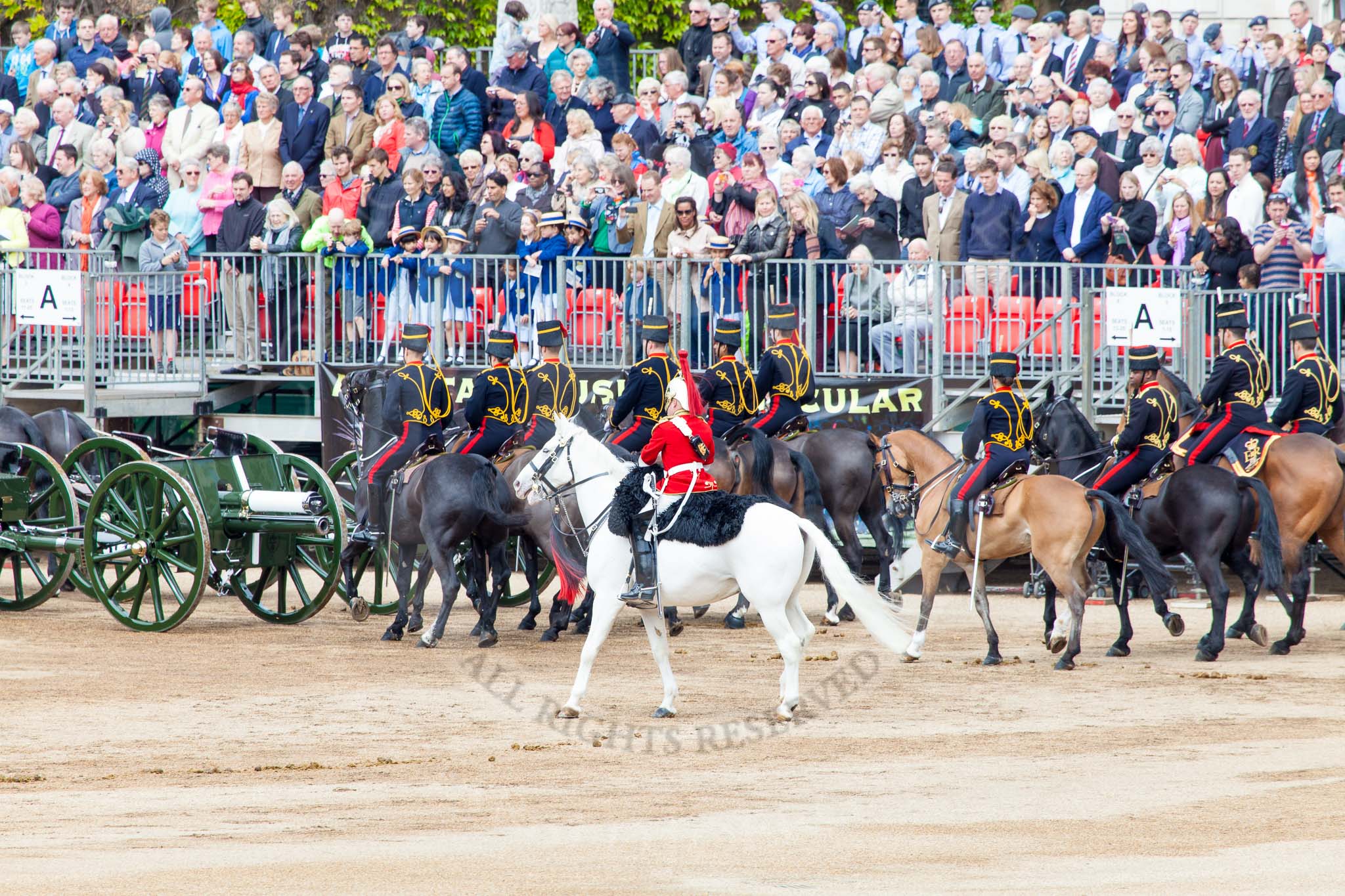 Major General's Review 2013: The Ride Past - the King's Troop Royal Horse Artillery..
Horse Guards Parade, Westminster,
London SW1,

United Kingdom,
on 01 June 2013 at 11:54, image #634