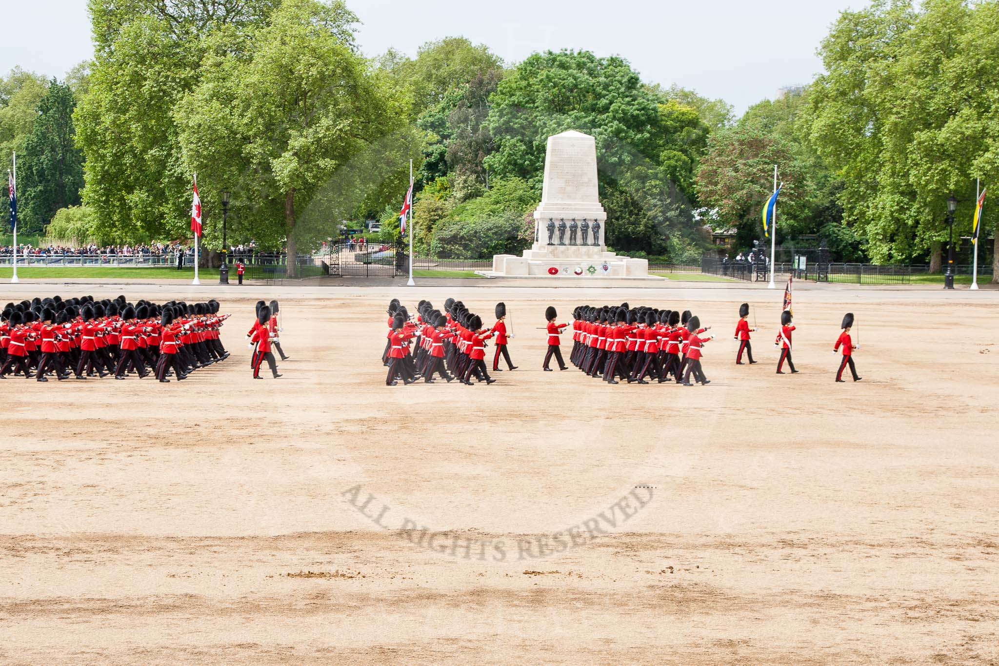 Major General's Review 2013: Guards during the March off..
Horse Guards Parade, Westminster,
London SW1,

United Kingdom,
on 01 June 2013 at 12:08, image #716