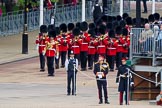 Major General's Review 2013: Drum Major D P Thomas, Grenadier Guards, leading the Band of the Grenadier Guards onto Horse Guards Parade..
Horse Guards Parade, Westminster,
London SW1,

United Kingdom,
on 01 June 2013 at 10:26, image #88
