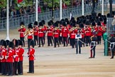 Major General's Review 2013: Drum Major Neill Lawman, Welsh Guards, leading the Band of the Welsh Guards down Horse Guards Road..
Horse Guards Parade, Westminster,
London SW1,

United Kingdom,
on 01 June 2013 at 10:29, image #109