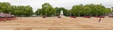 Major General's Review 2013: The Adjutant of the Parade, Captain C J P Davies, Welsh Guards, at the centre of Horse Guards Parade, with all six guards in place..
Horse Guards Parade, Westminster,
London SW1,

United Kingdom,
on 01 June 2013 at 10:35, image #146