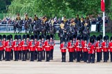 Major General's Review 2013: The King's Troop Royal Horse Artillery arriving on the northern side of Horse Guards Parade, with St James's Park in the background..
Horse Guards Parade, Westminster,
London SW1,

United Kingdom,
on 01 June 2013 at 10:38, image #160